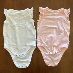 Baby Gap 2-pack eyelet onsies